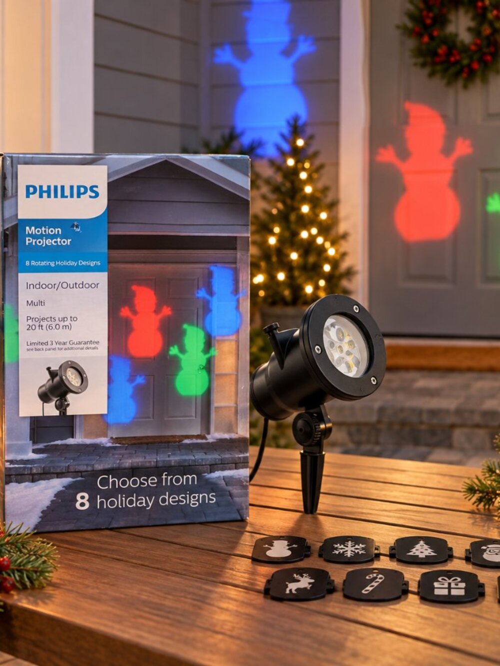 Philips Holiday Motion Projector Indoor/Outdoor-NWT